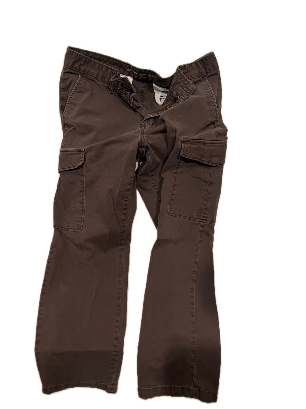 Old Navy Brown Straight Cargo Pants Mens 34x30